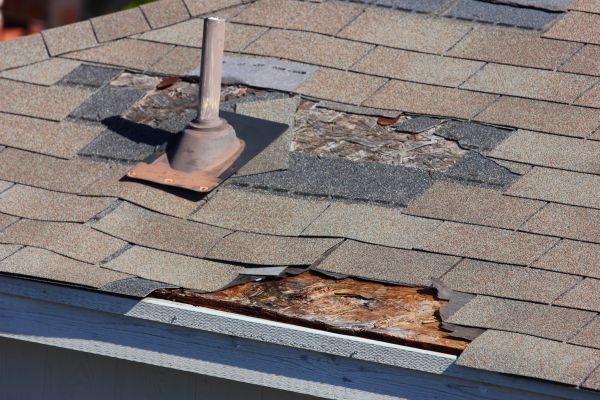 Damaged Roof Replacement in Suwanee